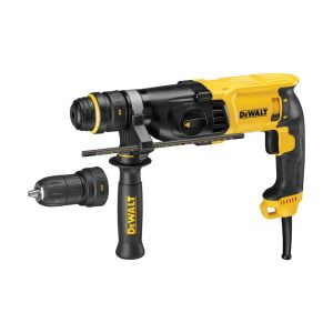 Rotomartillo 1" SDS Plus con 3 Funciones, 2.6 Joules de 0 a 5,540 Golpes por Minuto, 0 a 1,500 Revoluciones por Minuto, Cambio Rápido, Maletín Plástico, 7.5 Amperios 120V. DEWALT - Imagen 3
