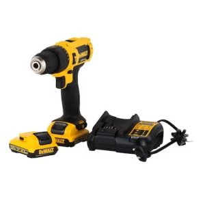 Taladro Martillo 3/8 Inalámbrico 12V Max Litio-Ion con 2 Velocidades Variables de 0 a 400 y 0 a 1,500 Revoluciones por Minuto, 0 a 22,500 Golpes por Minuto, sin Llave, 1 Batería 1.5 Amperios y Cargador. DEWALT
