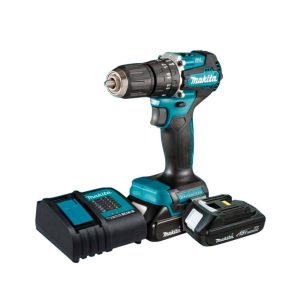 Taladro Martillo 1/2 Inalámbrico 18V LXT XPT Litio-Ion con 2 Velocidades Variables de 0 a 500 y 0 a 1,700 Revoluciones por Minuto, Reversible, Brushless, 0 a 25,500 Golpes por Minuto, sin Llave, 2 Baterías 1.5 Amperios y Cargador. MAKITA