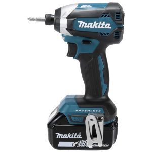 Atornillador de Impacto 1/4 Inalámbrico 18V Litio-Ion LXT de 0 a 3,400 Revoluciones por Minuto y 0 a 3,600 Golpes por Minuto, con 1 Batería 3.0 Amperios y Cargador. MAKITA
