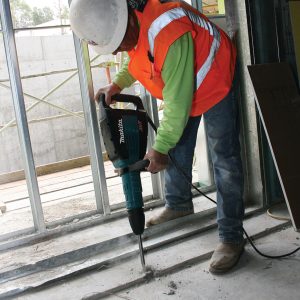 Demoledor 27 Lbs., SDS Max de 25.7 Joules y 19 Pie/Lb., con Velocidad Variable de 950 a 1,900 Golpes por Minuto, Sistema AVT, Punta de 12", Maletín Plástico, 14 Amperios 120V. MAKITA - Imagen 6