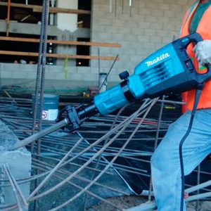 Demoledor 35 Lbs., HEX 1-1/4 de 34.9 Joules y 25.7 Pie/Lb., con Velocidad Variable de 730 a 1,450 Golpes por Minuto, Punta de 20-1/2, Maletín Plástico, 14 Amperios 120V. MAKITA - Imagen 6