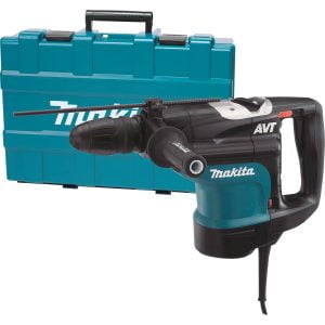 Rotomartillo 1-3/4 SDS Max con 2 Funciones, 12.5 Joules de 1,250 a 2,750 Golpes Por Minuto, 130 a 280 Revoluciones por Minuto, Sistema AVT, 13.5 Amperios 120V. MAKITA