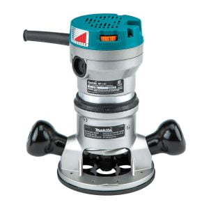 Router 2-1/4 HP, Espigas 1/2" y 1/4" con Velocidad Variable de 8,000 a 24,000 Revoluciones por Minuto, 11 Amperios 120V. MAKITA