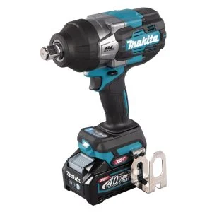 Llave de Impacto 3/4 Inalámbrica 40V XGT de 0 a 2,500 Golpes por Minuto, Brushless, Torque 1,330 Pie/Lb, 1 Batería 4.0 Amperios, Cargador Rápido y Caja Makpac. MAKITA