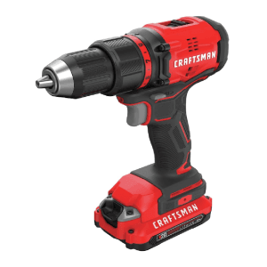Taladro Atornillador 1/2 Inalámbrico 20V con Velocidades Variables de 0 a 600 y 0 a 1,900 Revoluciones por Minuto, Brushless, 2 Baterías 13 Amperios y Bolso. CRAFTSMAN