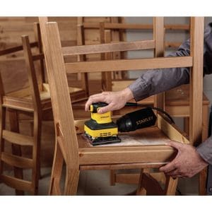 Lijadora de Acabado 1/4 de Hoja de 16,000 Órbitas por Minuto, 240W 120V. STANLEY - Imagen 4