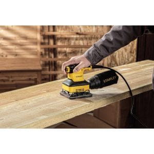 Lijadora de Acabado 1/4 de Hoja de 16,000 Órbitas por Minuto, 240W 120V. STANLEY - Imagen 7