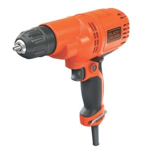Taladro de 3/8 Reversible Variable de 0 a 1,500 Revoluciones por Minuto de 5.2 Amperios 120V. BLACK & DECKER