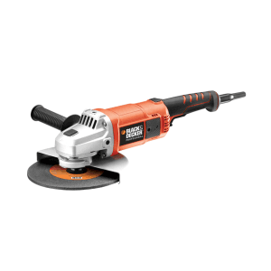 Esmeriladora Angular 7" de 8,400 Revoluciones por Minuto a 18 Amperios con 2,200W 120V, con Interruptor de Gatillo. BLACK & DECKER