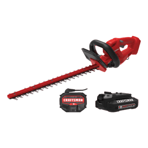 Cortasetos Inalámbrico de 22" con 20V, con 1 Batería de 2.0 Amperios y Cargador. CRAFTSMAN - Imagen 1