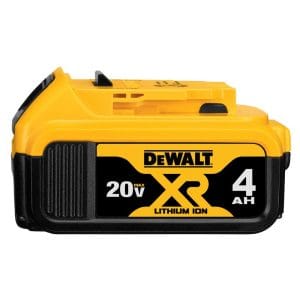 Batería de 20V, con 4.0 Amperios Max XR Litio-Ion de 80W/HR. DEWALT