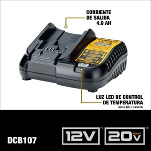 Kit Taladro Martillo de 1/2 y Atornillador de Impacto de 1/4 Inalámbrico de 20V Max Brushless con 2 Baterías de 2 Amperios DCD7781/DCF7871 con Bolso. DEWALT - Imagen 7