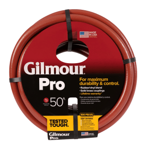 Manguera Comercial Roja 3/4 X 50' 6-Ply Profesional. GILMOUR MFG - Imagen 1