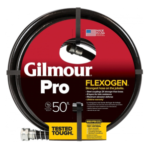 Manguera Flexogen Negra 5/8 X 50' 8-Ply Pro. GILMOUR MFG