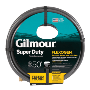 Manguera Flexogen Gris 5/8 X 50' 8-Ply Super Duty . GILMOUR MFG