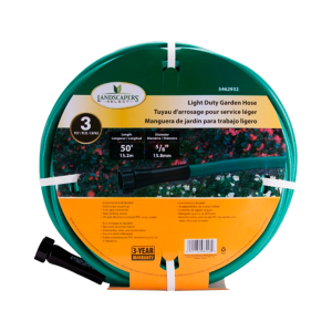 Manguera Para Jardín Vinil 5/8 X 50' 3-Ply. LANDSCAPERS SELECT