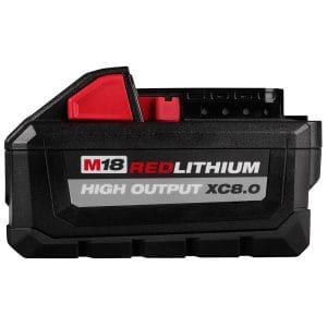 Batería de 18V con 8.0 Amperios Redlithium Extended Capacity High Output. MILWAUKEE