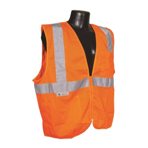 Chaleco De Precaución Naranja Plata Reflectivo 2XL. RADIANS