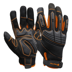 Guante Para Mecánico Xl Sintético Negro/Naranja. TACTIX