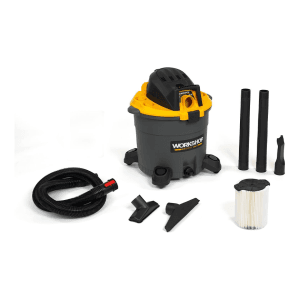 Aspiradora Comercial de 16 Galones. 6.5Hp 120V con Ruedas. WORKSHOP