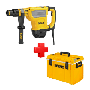 COMBO - DEWALT - Rotomartillo 1-3/4 SDS Max con 2 Funciones, 10.5 Joules de 1,450 a 2,900 Golpes por Minuto, 190 a 380 Revoluciones por Minuto, Maletín Plástico, 1,350W 120V más Hielera