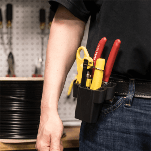 Conjunto De Instalacion De Cable Coaxial mas Porta Herramienta. KLEIN - Imagen 2