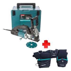 COMBO - MAKITA - Ranuradora de Concreto y Cinturón Porta Herramientas