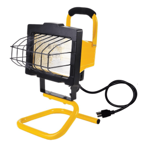 Lámpara de Trabajo Halógena de 500W con Base de 110V. POWERZONE - Imagen 1