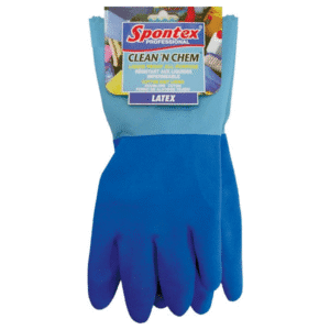 Guante De Látex Forro Algodón Resistente A Químicos X-Large. SPONTEX INC.