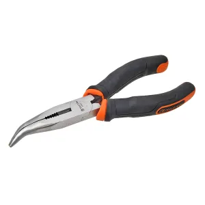 Pinza de Punta Curva de 6" con Mango Bimaterial. TACTIX