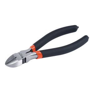 Alicate de Corte Diagonal de 6" con Forro Caucho Negro. TACTIX