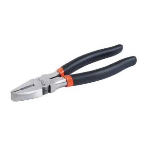Alicate para Electricista de 6" con Forro Caucho Negro. TACTIX