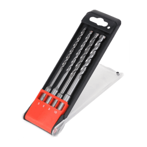 Brocas para Concreto SDS Plus 3/16" a 3/8" Juego de 4 Piezas. TACTIX - Imagen 1