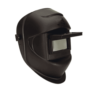 Careta para Soldar con Pantalla Plegable de Vidrio Levantable. CLIMAX