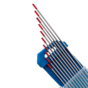 Electrodo Tungsteno TIG 1/8 Punto Rojo Inoxidables, Acero al Carbón, Titanio, Níquel y Cobre. FORTEN - Imagen 1