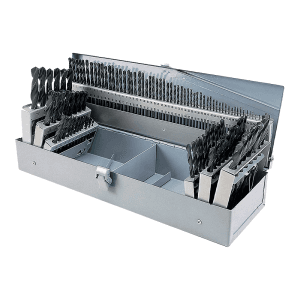 Broca HSS de Acero de 1/16 a 1/2 Num/Let Master con Juego de 115 Piezas. SHOP FOX