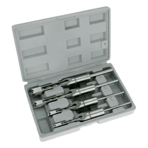 Broca Cuadrada Escoplo de 1/4 A 1/2 con Juego de 4 Piezas. SHOP FOX