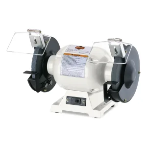 Esmeril de Banco de 6" de 3,450 Revoluciones por Minuto de 120V 1/3HP. SHOP FOX