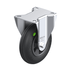 Rueda 5" Fija Caucho Blando 125 X 37.5Mm 50Kg Rod Aguja. BLICKLE