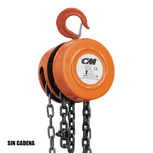 Malacate a Cadena Serie 622-A 2 Toneladas sin Cadena. COLUMBUS MCKINNON
