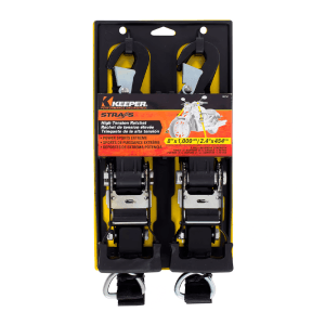 Correa De Carga Ratchet Gancho 1-1/4 X 8' Capacidad 1000Lbs. KEEPER