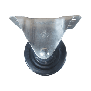 Rueda De Caucho Duro Fija 3" 1-1/4 Capacidad 113K. ALGOOD