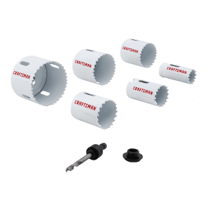 Broca Sierra Bimetal con Juego de 1" a 2-1/2 con 7 Piezas. CRAFTSMAN