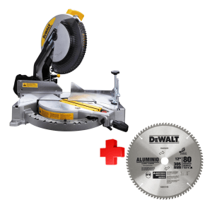 COMBO - DEWALT - Sierra Ingleteadora de 12" Mas hoja de Sierra Circular