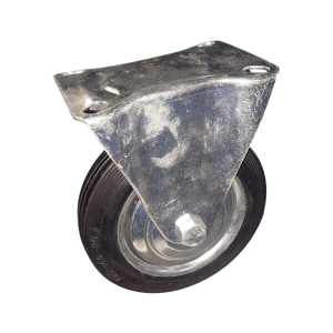 Rueda De Caucho Met Fija 6". FORTEN