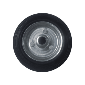 Rueda De Caucho Met Suelta 4". FORTEN