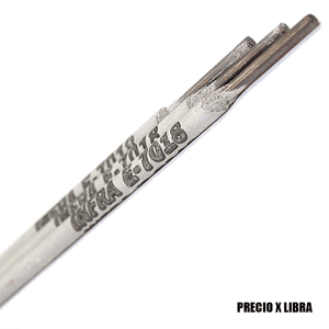 Soldadura Acero Bajo Hidrogeno E-7018 de 5/32 Eléctrica DC. INFRA