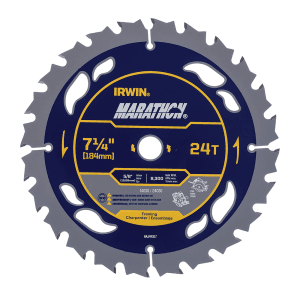 Hoja Sierra Circular de Carburo Madera 7-1/4 X 24 Dientes X 5/8E. IRWIN INDUSTRIAL TOOLS - Imagen 1