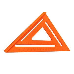 Escuadra Triangular de 12" Naranja Fluorescente. JOHNSON LEVEL & TOOL - Imagen 1